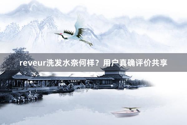 reveur洗发水奈何样？用户真确评价共享